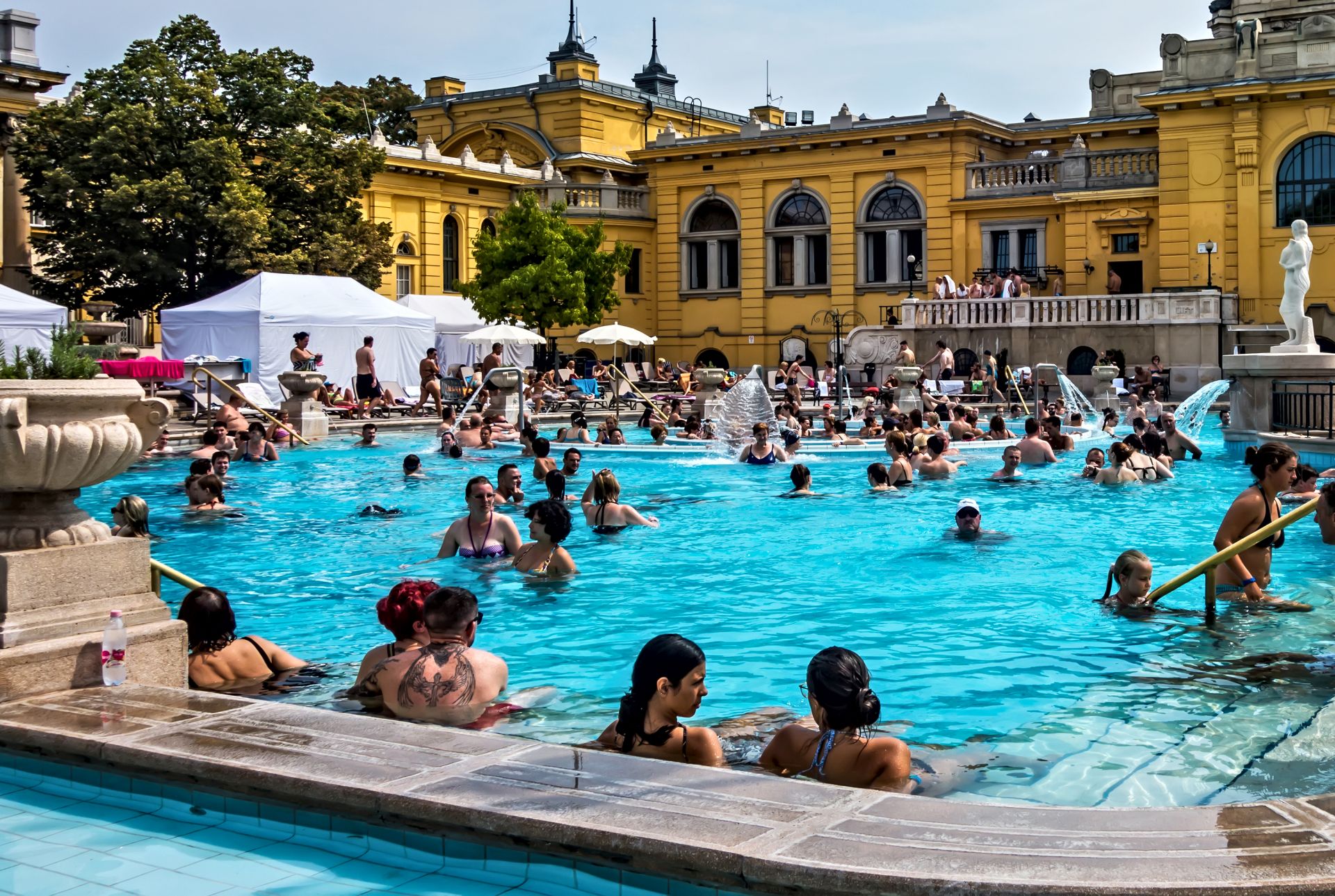 Szechenyi Spa Baths, Budapest. August 24, 2019